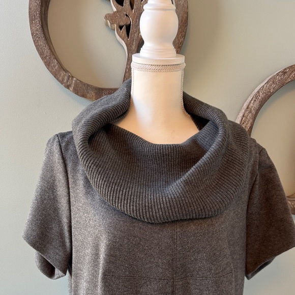 Escada Charcoal Gray Midi Dress size 46 (16 US) - Picture 5 of 14